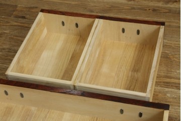 中古　美品!!　岩谷堂箪笥　緻密で堅牢な金具装飾がアクセントのサイドボード　(R-083676)