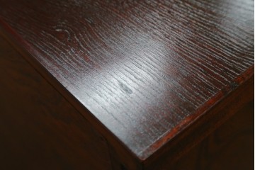 中古　美品!!　岩谷堂箪笥　緻密で堅牢な金具装飾がアクセントのサイドボード　(R-083676)