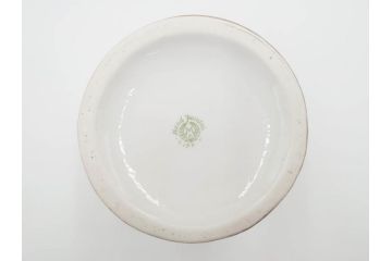 明治〜大正期　オールドノリタケ　NORITAKE　ハンドペイント　金彩　金盛　白鳥葦文　優雅な雰囲気漂うポット・カップ&ソーサー4客・プレート5枚セット(トリオ、デミタス、コーヒー、C&S、碗皿)(R-083678)