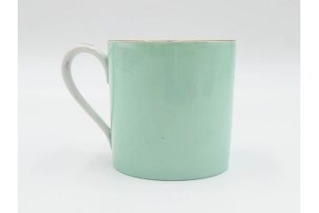 昭和初期　オールドノリタケ　NORITAKE　金彩　色蒔き?　ピンク　クリーム　グリーン　ブルー　グレー　心がほどけるような色彩のやさしさが魅力のカップ&ソーサー5客セット(マルキ印、碗皿、C&S、洋食器)(R-083679)