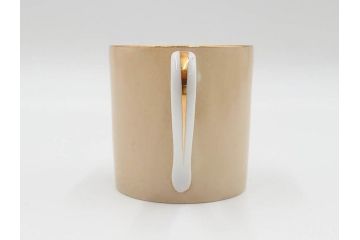 昭和初期　オールドノリタケ　NORITAKE　金彩　色蒔き?　ピンク　クリーム　グリーン　ブルー　グレー　心がほどけるような色彩のやさしさが魅力のカップ&ソーサー5客セット(マルキ印、碗皿、C&S、洋食器)(R-083679)
