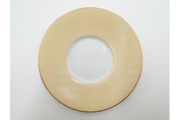 昭和初期　オールドノリタケ　NORITAKE　金彩　色蒔き?　ピンク　クリーム　グリーン　ブルー　グレー　心がほどけるような色彩のやさしさが魅力のカップ&ソーサー5客セット(マルキ印、碗皿、C&S、洋食器)(R-083679)