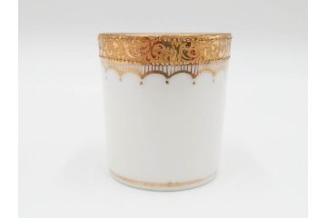 戦前　オールドノリタケ　NORITAKE　ハンドペイント　金彩　金盛　花　どんなシーンにも華を添え優雅な空間を創り出すカップ&ソーサー5客セット(マルキ印、ヤジロベー印、碗皿、C&S、洋食器)(R-083680)