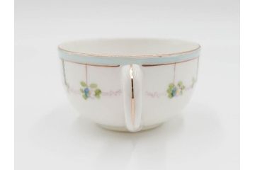 戦前　オールドノリタケ　NORITAKE　オールド名陶　ハンドペイント　ラスター彩　金彩　金盛　花　バラエティ豊かなデザインで毎日を彩るカップ&ソーサー4客セット(フラワー、マルキ印、ライジングサン印、碗皿、C&S、洋食器)(R-083681)