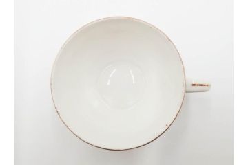 戦前　オールドノリタケ　NORITAKE　オールド名陶　ハンドペイント　ラスター彩　金彩　金盛　花　バラエティ豊かなデザインで毎日を彩るカップ&ソーサー4客セット(フラワー、マルキ印、ライジングサン印、碗皿、C&S、洋食器)(R-083681)