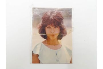 当時物　昭和期　松田聖子　キャンディーズ　伊藤蘭　藤村美樹　田中好子　大場久美子　ラミネートカード　ブロマイドなど21点セット(サンミュージック、渡辺プロダクション、アイドル、歌手、女優)(R-083682)