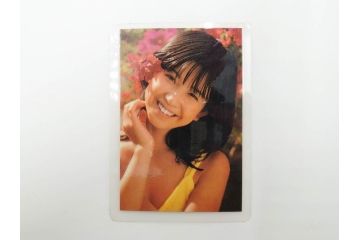 当時物　昭和期　松田聖子　キャンディーズ　伊藤蘭　藤村美樹　田中好子　大場久美子　ラミネートカード　ブロマイドなど21点セット(サンミュージック、渡辺プロダクション、アイドル、歌手、女優)(R-083682)