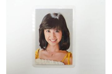 当時物　昭和期　松田聖子　キャンディーズ　伊藤蘭　藤村美樹　田中好子　大場久美子　ラミネートカード　ブロマイドなど21点セット(サンミュージック、渡辺プロダクション、アイドル、歌手、女優)(R-083682)