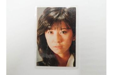 当時物　昭和期　松田聖子　キャンディーズ　伊藤蘭　藤村美樹　田中好子　大場久美子　ラミネートカード　ブロマイドなど21点セット(サンミュージック、渡辺プロダクション、アイドル、歌手、女優)(R-083682)
