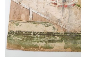 時代物　江戸期　奈良絵7枚セット(物語絵、風景、貴族、狐)(R-083684)