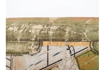 時代物　江戸期　奈良絵7枚セット(物語絵、風景、貴族、狐)(R-083684)