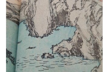 当時物　広重　名所発句集　三編(3編)(俳句、浮世絵、木版画、古書、和本)(R-083686)　