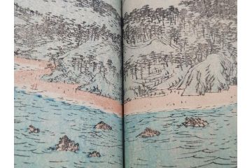 当時物　広重　名所発句集　三編(3編)(俳句、浮世絵、木版画、古書、和本)(R-083686)　