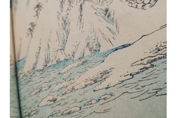 当時物　広重　名所発句集　三編(3編)(俳句、浮世絵、木版画、古書、和本)(R-083686)　