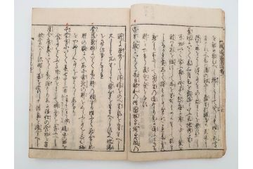 江戸期　貞享5年　貝原好古編録　貝原損軒刪補　「日本歳時記」　7巻4冊揃(木版画、古書、絵入本、年中行事、風習、和本)(R-083697)