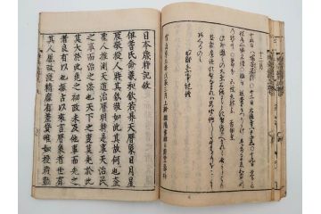 江戸期　貞享5年　貝原好古編録　貝原損軒刪補　「日本歳時記」　7巻4冊揃(木版画、古書、絵入本、年中行事、風習、和本)(R-083697)