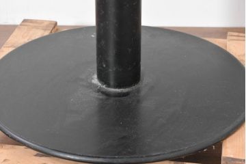 和製ヴィンテージ　天板の幾何学模様に工芸美を感じるダイニングテーブル　(R-083704)