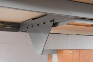 中古　美品　希少な廃番品　最大幅267cm　BoConcept(ボーコンセプト)　Occa(オッカ)　洗練された上品さが目を引くウォールナット材の伸長式ダイニングテーブル(エクステンションテーブル、拡張式テーブル、食卓、4人掛け、6人掛け、8人掛け、4人用、6人用、8人用)(R-083712)