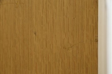 中古　国産職人手作りオーダー家具　天板ナラ(楢)材　無垢　シンプルモダンなサイドボード　製作費65万円　(R-083714)