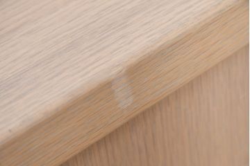中古　国産職人手作りオーダー家具　天板ナラ(楢)材　無垢　シンプルモダンなサイドボード(リビングボード、収納棚、戸棚)(製作費65万円)(R-083714)