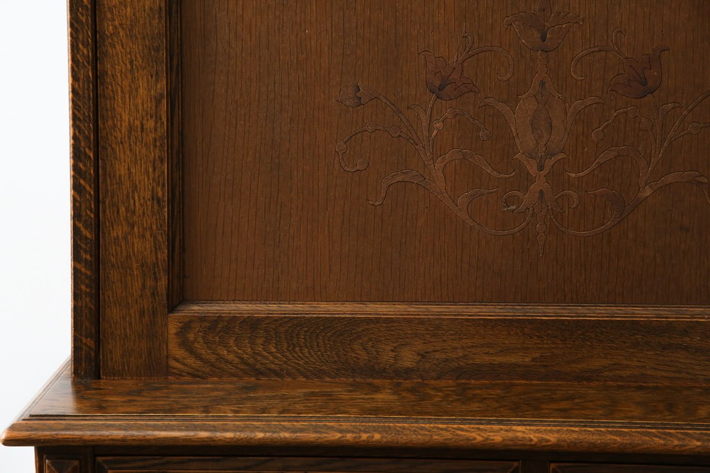 中古　美品　三越家具(現カントリーハウス)　Brugge(ブルージュ)　温かみのある色合いが素敵!カントリースタイルの空間づくりにおすすめのライティングビューロー　定価約36万円　(R-083715)