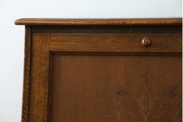 中古　美品　三越家具(現カントリーハウス)　Brugge(ブルージュ)　温かみのある色合いが素敵!カントリースタイルの空間づくりにおすすめのライティングビューロー　定価約36万円　(R-083715)