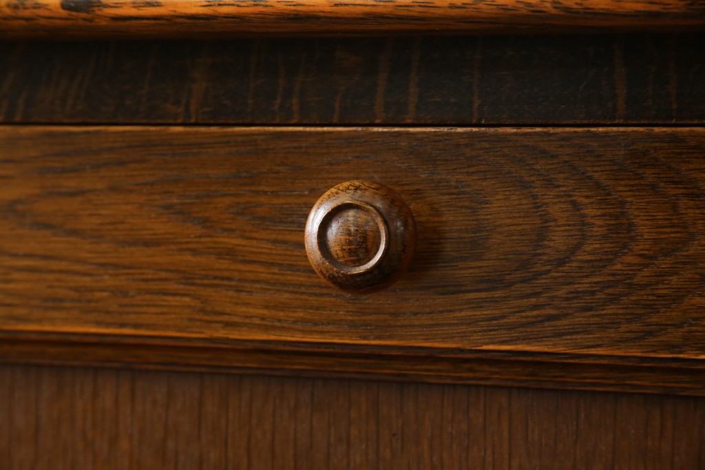 中古　美品　三越家具(現カントリーハウス)　Brugge(ブルージュ)　温かみのある色合いが素敵!カントリースタイルの空間づくりにおすすめのライティングビューロー　定価約36万円　(R-083715)