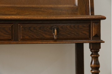 中古　美品　三越家具(現カントリーハウス)　Brugge(ブルージュ)　温かみのある色合いが素敵!カントリースタイルの空間づくりにおすすめのライティングビューロー　定価約36万円　(R-083715)