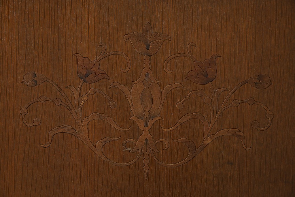 中古　美品　三越家具(現カントリーハウス)　Brugge(ブルージュ)　温かみのある色合いが素敵!カントリースタイルの空間づくりにおすすめのライティングビューロー　定価約36万円　(R-083715)