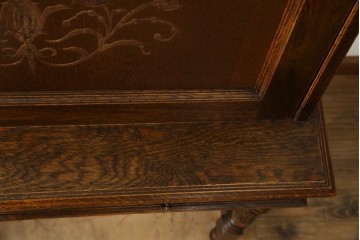 中古　美品　三越家具(現カントリーハウス)　Brugge(ブルージュ)　温かみのある色合いが素敵!カントリースタイルの空間づくりにおすすめのライティングビューロー　定価約36万円　(R-083715)