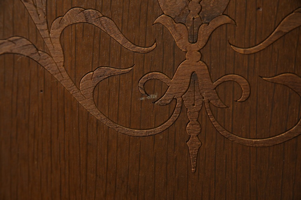 中古　美品　三越家具(現カントリーハウス)　Brugge(ブルージュ)　温かみのある色合いが素敵!カントリースタイルの空間づくりにおすすめのライティングビューロー　定価約36万円　(R-083715)