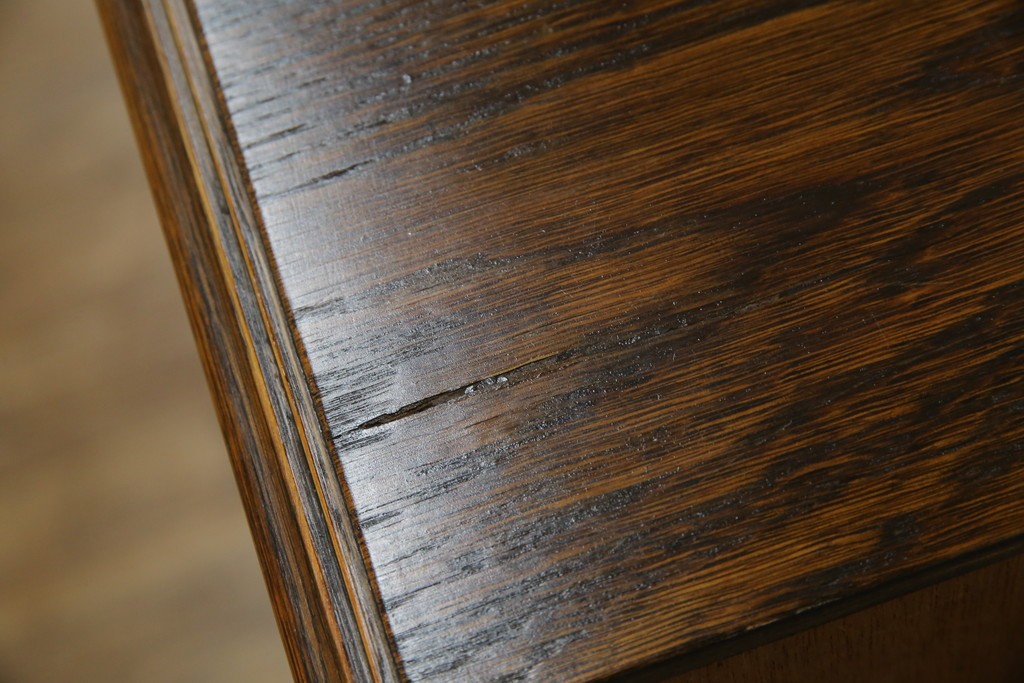 中古　美品　三越家具(現カントリーハウス)　Brugge(ブルージュ)　温かみのある色合いが素敵!カントリースタイルの空間づくりにおすすめのライティングビューロー　定価約36万円　(R-083715)