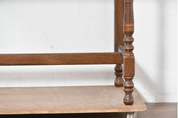 中古　美品　三越家具(現カントリーハウス)　Brugge(ブルージュ)　温かみのある色合いが素敵!カントリースタイルの空間づくりにおすすめのライティングビューロー(簿記机、ワークデスク、在宅用、在宅ワーク用)(定価約36万円)(R-083715)