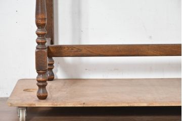 中古　美品　三越家具(現カントリーハウス)　Brugge(ブルージュ)　温かみのある色合いが素敵!カントリースタイルの空間づくりにおすすめのライティングビューロー(簿記机、ワークデスク、在宅用、在宅ワーク用)(定価約36万円)(R-083715)