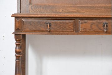 中古　美品　三越家具(現カントリーハウス)　Brugge(ブルージュ)　温かみのある色合いが素敵!カントリースタイルの空間づくりにおすすめのライティングビューロー(簿記机、ワークデスク、在宅用、在宅ワーク用)(定価約36万円)(R-083715)