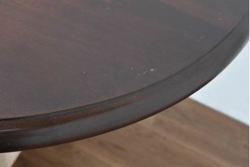 中古　美品　飛騨産業　キツツキマーク　穂高シリーズ　気品漂う佇まいが素敵なダイニングテーブル(食卓、4人掛け、6人掛け、オーバルテーブル、4人用、6人用)(R-083718)