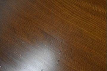 中古　美品　飛騨産業　キツツキマーク　穂高シリーズ　気品漂う佇まいが素敵なダイニングテーブル(食卓、4人掛け、6人掛け、オーバルテーブル、4人用、6人用)(R-083718)