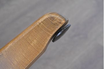 中古　美品　飛騨産業　キツツキマーク　穂高シリーズ　気品漂う佇まいが素敵なダイニングテーブル(食卓、4人掛け、6人掛け、オーバルテーブル、4人用、6人用)(R-083718)