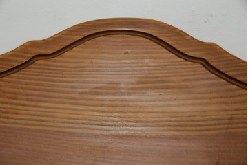 中古　未使用品　希少な試作品　飛騨産業　キツツキマーク　フロンティアシリーズ(FRONTIER)　重厚な佇まいが魅力のダイニングチェア　(R-083727)