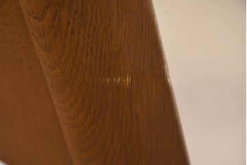 中古　シラカワ(shirakawa)　楢(ナラ)材　温かみを感じるデザインが魅力のダイニングチェア5脚セット(アームレスチェア、椅子、イス、バラ売り可能)(R-083728)