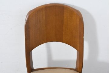 中古　シラカワ(shirakawa)　楢(ナラ)材　温かみを感じるデザインが魅力のダイニングチェア5脚セット(アームレスチェア、椅子、イス、バラ売り可能)(R-083728)