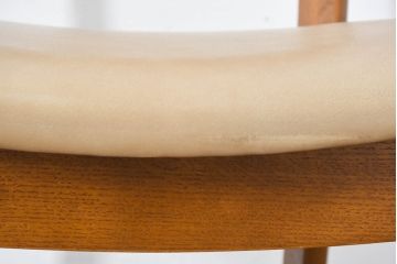 中古　シラカワ(shirakawa)　楢(ナラ)材　温かみを感じるデザインが魅力のダイニングチェア5脚セット(アームレスチェア、椅子、イス、バラ売り可能)(R-083728)