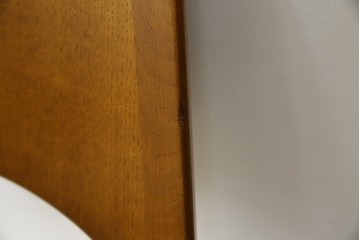 中古　シラカワ(shirakawa)　楢(ナラ)材　温かみを感じるデザインが魅力のダイニングチェア5脚セット　(R-083728)