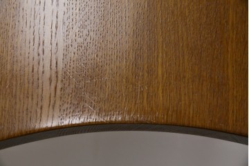 中古　シラカワ(shirakawa)　楢(ナラ)材　温かみを感じるデザインが魅力のダイニングチェア5脚セット　(R-083728)