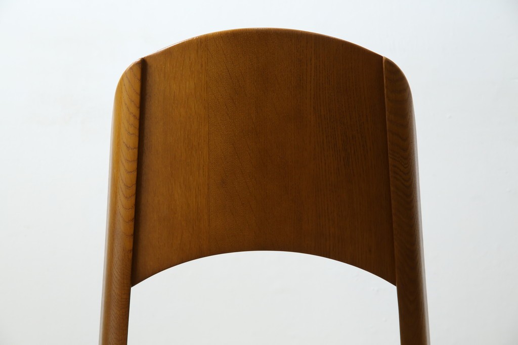 中古　シラカワ(shirakawa)　楢(ナラ)材　温かみを感じるデザインが魅力のダイニングチェア5脚セット　(R-083728)