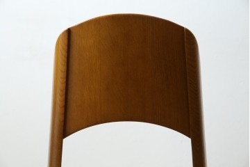 中古　シラカワ(shirakawa)　楢(ナラ)材　温かみを感じるデザインが魅力のダイニングチェア5脚セット　(R-083728)