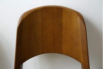 中古　シラカワ(shirakawa)　楢(ナラ)材　温かみを感じるデザインが魅力のダイニングチェア5脚セット　(R-083728)