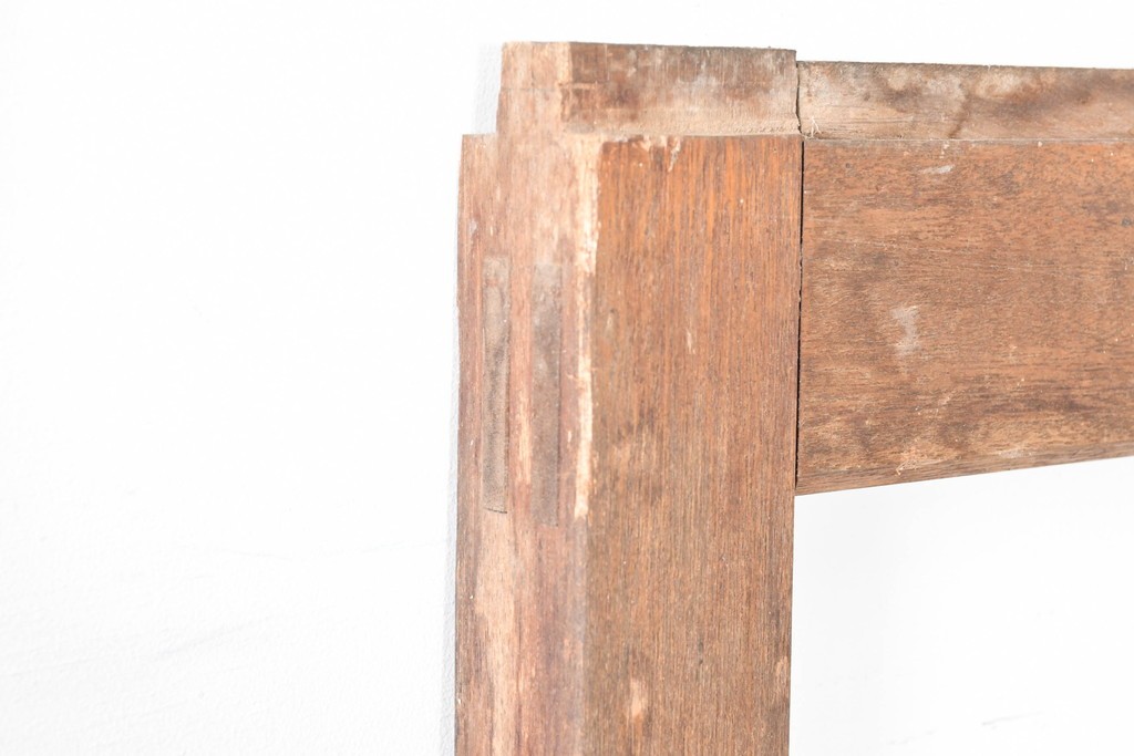 ヴィンテージ建具　昭和後期　高さ216㎝の背高サイズ!　シンプルなガラス戸1枚　(R-083732)