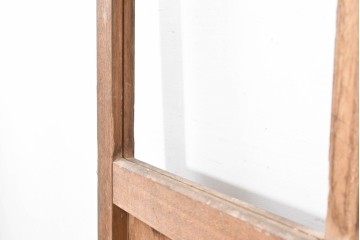 ヴィンテージ建具　昭和後期　高さ216㎝の背高サイズ!　シンプルなガラス戸1枚　(R-083732)