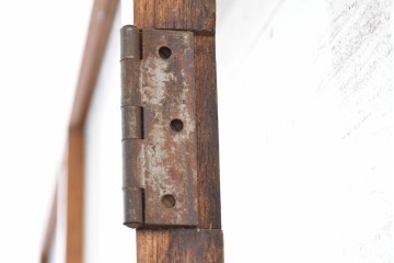 ヴィンテージ建具　昭和中期　素朴な佇まいが魅力の型板ガラス入り扉1枚　(R-083734)